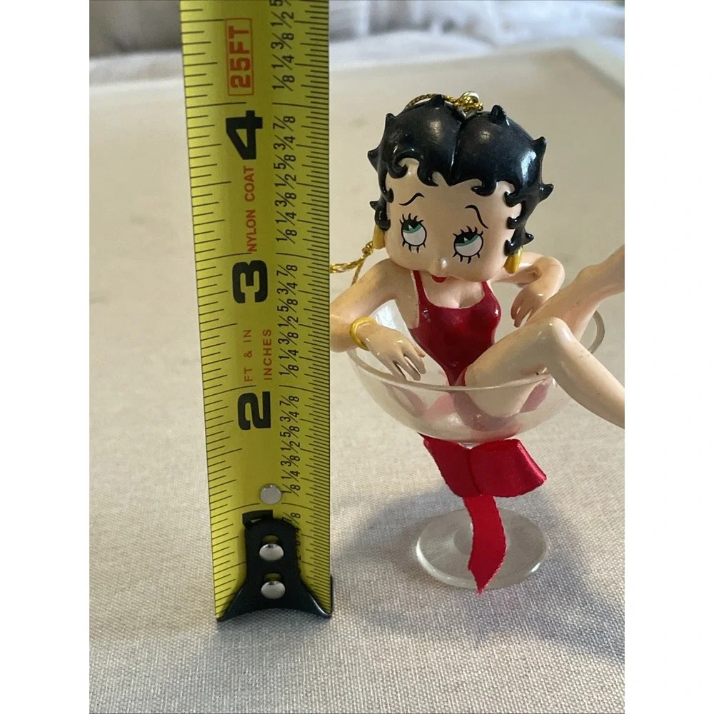Vintage Betty Boop Martini Glass Ornament Flirty Retro Pin-Up Holiday‎ Decor